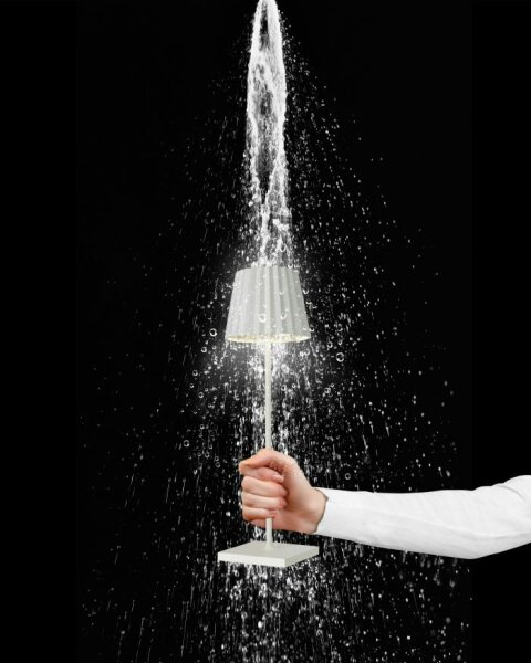 Sompex Troll 2.0 weiß Akku LED Outdoortischleuchte