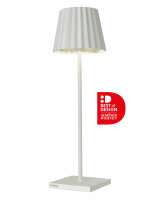 Sompex Troll 2.0 weiß Akku LED Outdoortischleuchte