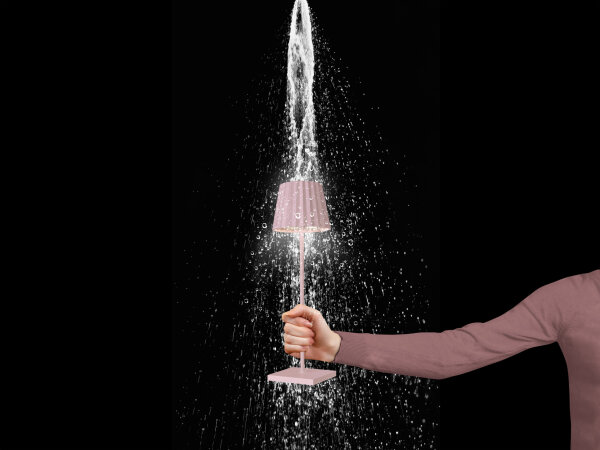 Sompex Troll 2.0 pink Akku LED Outdoortischleuchte