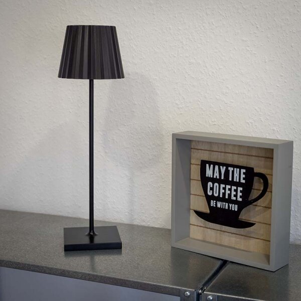 Sompex Troll 2.0 anthrazit Akku LED Outdoortischleuchte