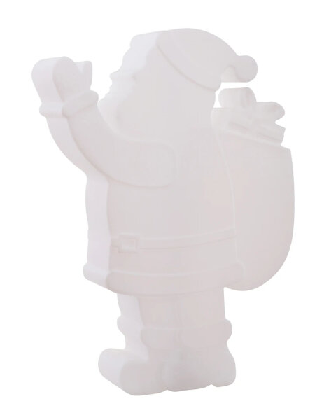 8 Seasons Design Dekoleuchte Shining Santa LED RGB 78 cm weiß