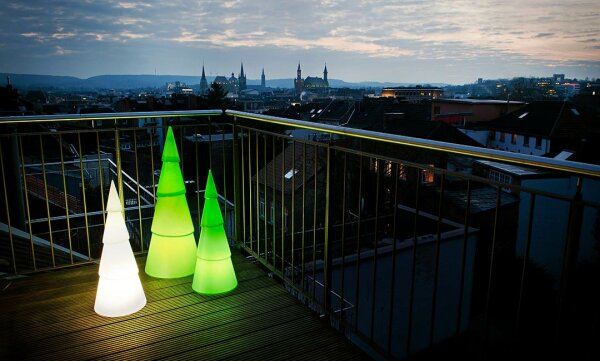 8 Seasons Design Dekoleuchte Shining Tree rund 55 cm grün