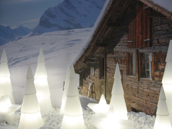 8 Seasons Design Dekoleuchte Shining Tree rund 100 cm weiß