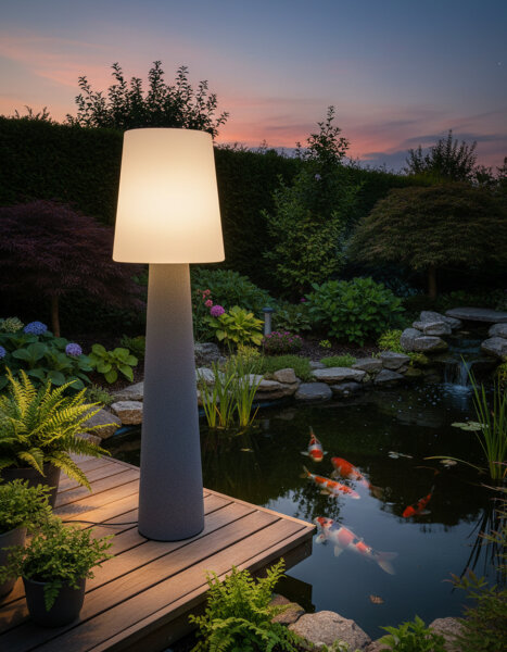 8 Seasons Design Stehleuchte No. 1 LED stein 160 cm