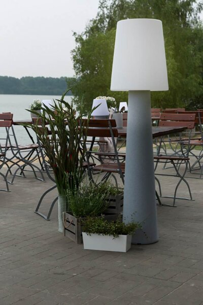 8 Seasons Design Stehleuchte No. 1 LED grau 160 cm