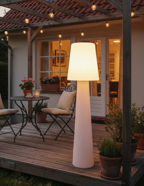 8 Seasons Design Stehleuchte No. 1 LED rosa 160 cm