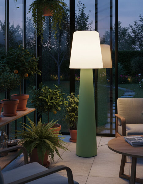 8 Seasons Design Stehleuchte No. 1 LED mint 160 cm