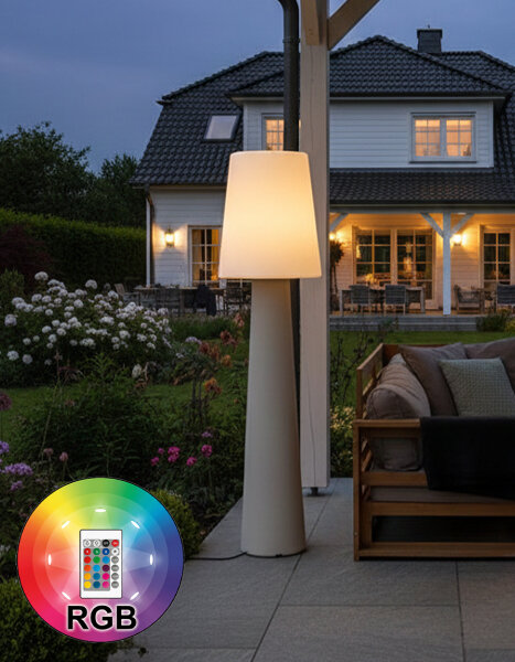 8 Seasons Design Stehleuchte No. 1 LED RGB 160 cm sand