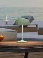 Sompex Ombrellino Akku LED Tischleuchte grün