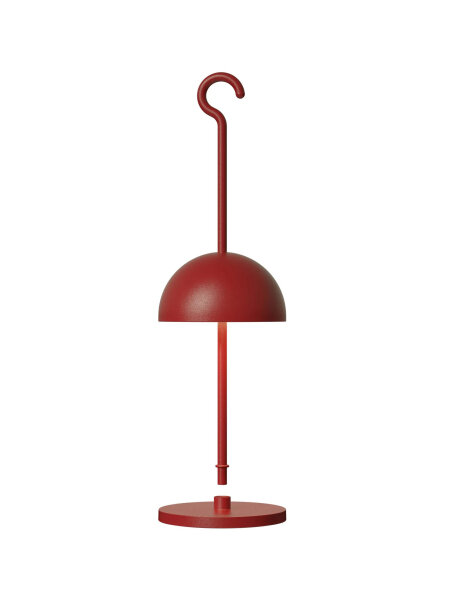 Sompex Hook Akku LED Tischleuchte rot