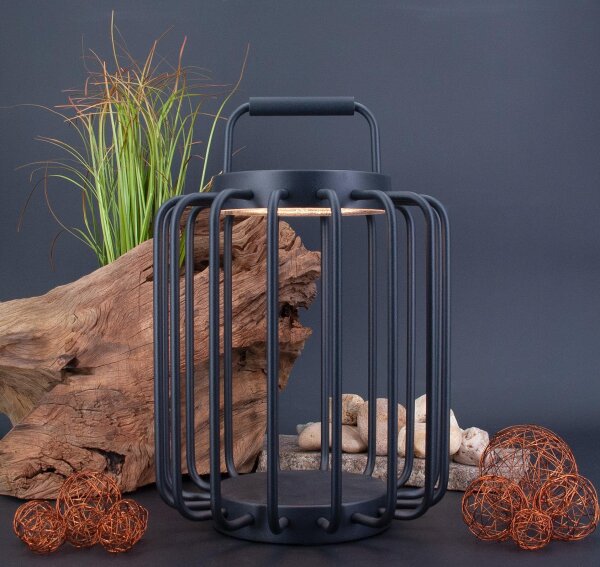 Villeroy & Boch Bangkok Akku Outdoor-Laterne 33 cm schwarz