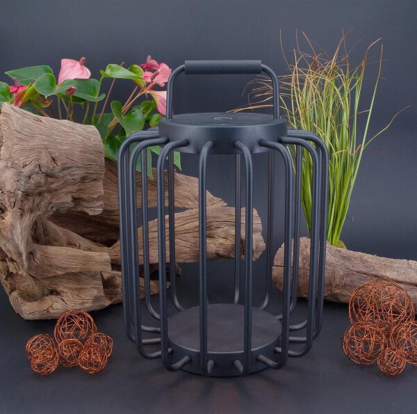 Villeroy & Boch Bangkok Akku Outdoor-Laterne 33 cm schwarz