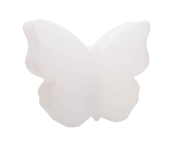 8 Seasons Design Motivleuchte Shining Butterfly 40 cm weiß