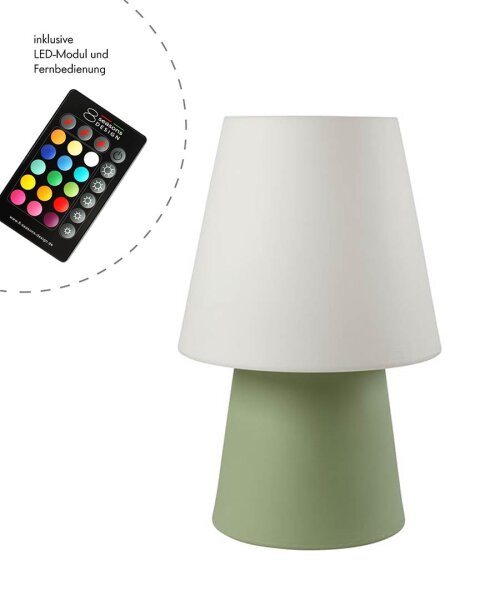 8 Seasons Design Tischleuchte No. 1 mint LED RGB 60 cm