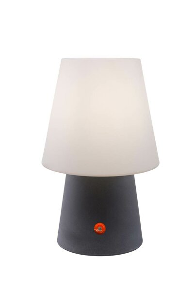 8 Seasons Design Akku Tischleuchte No. 1 grau LED 30 cm