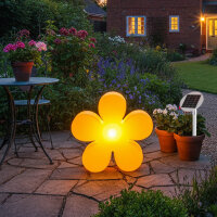 8 Seasons Design Motivleuchte Shining Flower Solar 60 cm...