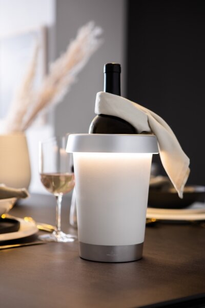 Villeroy & Boch Bordeaux Weinkühler Akku LED weiß