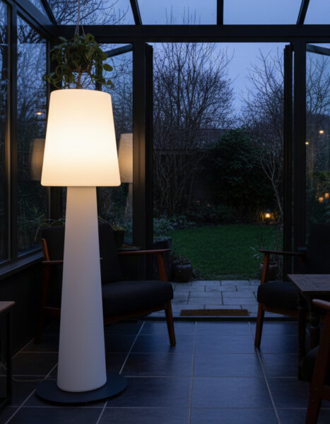 8 Seasons Design Stehleuchte No. 1 LED weiss 160 cm