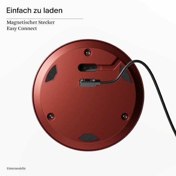 Sigor Numotion 265 kirschrot Akku Glas Tischleuchte LED