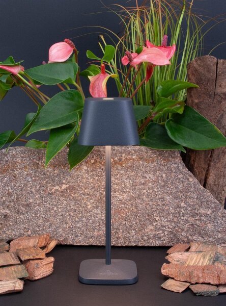 Villeroy & Boch Neapel Micro chrom Akku LED Tischleuchte Outdoor