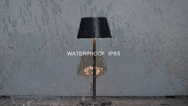 Villeroy & Boch Neapel Micro chrom Akku LED Tischleuchte Outdoor