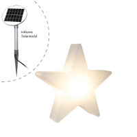 8 seasons design Motivleuchte Shining Star Solar 80 cm...