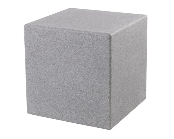 8 seasons design Leuchtwürfel Shining Cube Solar 33 cm stone