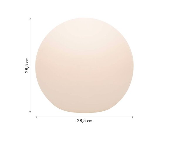 8 seasons design Shining Globe Solar 30 cm taupe Kugelleuchte