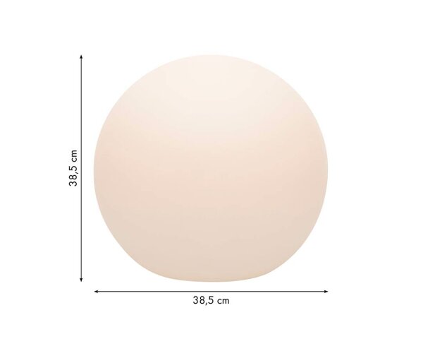 8 seasons design Shining Globe Solar 40 cm weiß Kugelleuchte