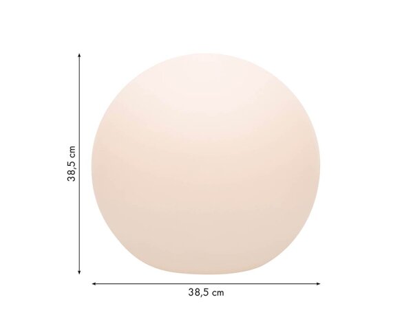 8 seasons design Shining Globe Solar 40 cm anthrazit Kugelleuchte