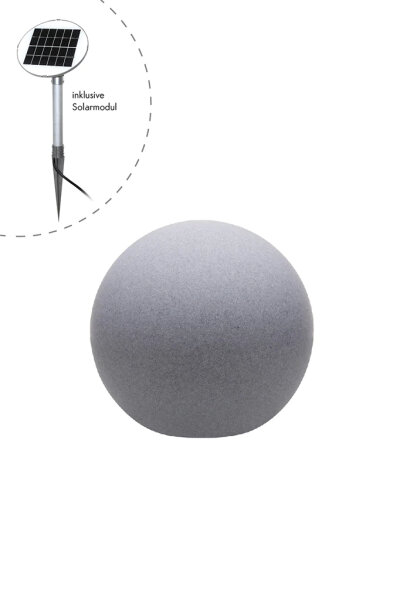 8 seasons design Shining Globe Solar 40 cm stone Kugelleuchte