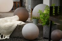 8 seasons design Shining Globe Solar 40 cm stone Kugelleuchte
