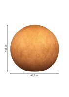 8 seasons design Shining Globe Solar 50 cm stone Kugelleuchte