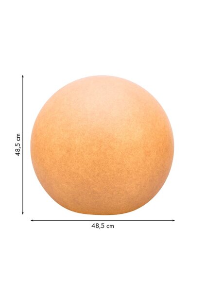 8 seasons design Shining Globe Solar 50 cm taupe Kugelleuchte