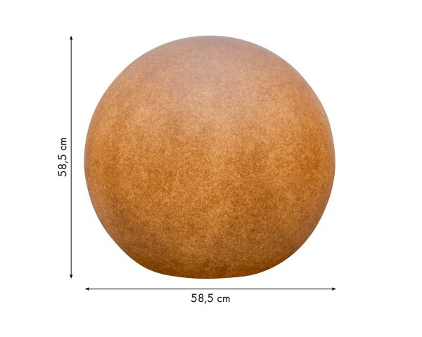 8 seasons design Shining Globe Solar 60 cm anthrazit Kugelleuchte