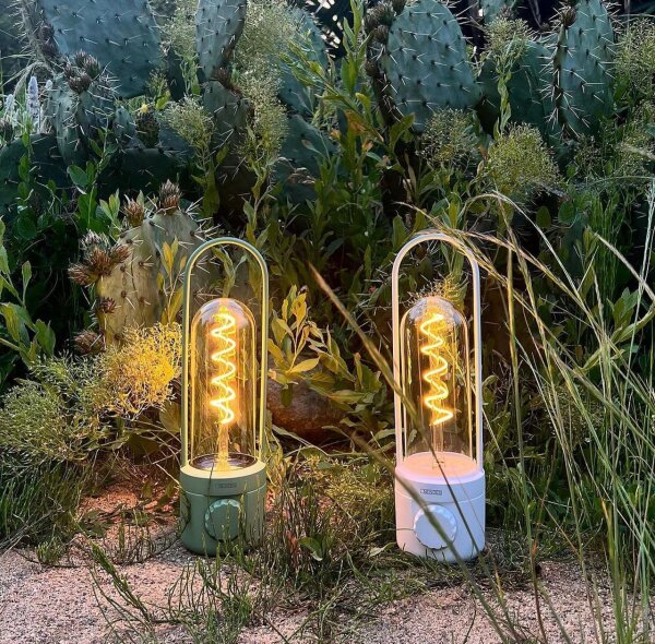 NEWDES Coil blau Outdoorleuchte