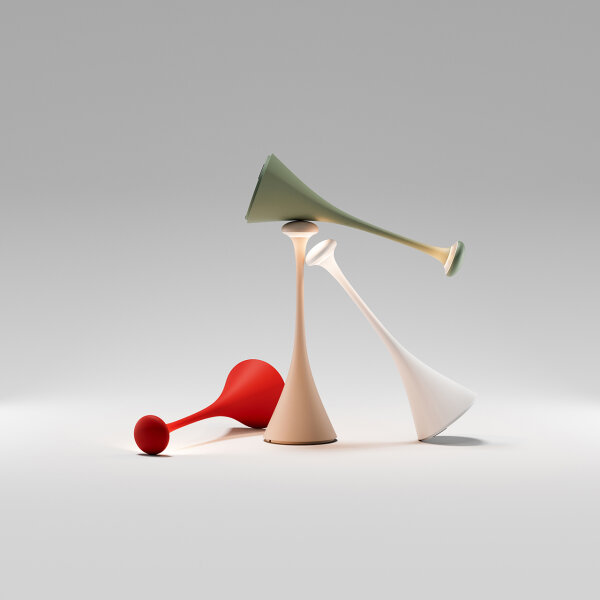 Sigor Nudrop schneeweiß Akku-Tischleuchte