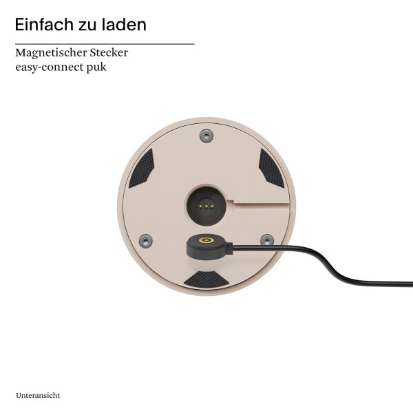 Sigor Nudrop dünenbeige Akku-Tischleuchte