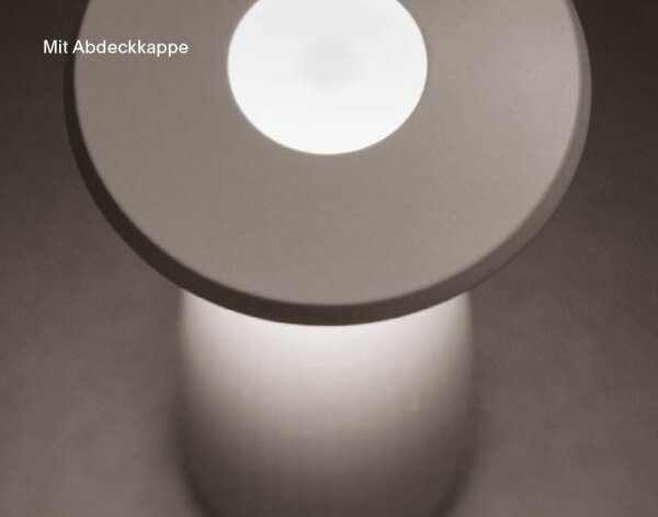 Sigor Nuflair sonnengelb Akku-Tischleuchte mit Vaseneinsatz