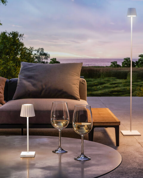 Sompex Troll Nano Akku LED Tischleuchte Outdoorleuchte orange