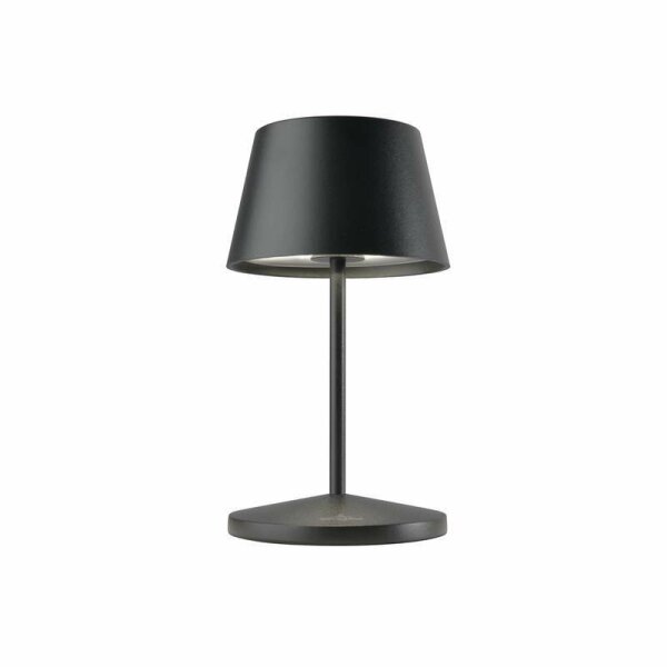 Villeroy & Boch Seoul 2.0 Black Series Akku LED Tischleuchte schwarzchrom