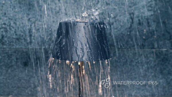 Villeroy & Boch Seoul 2.0 Black Series Akku LED Tischleuchte schwarzchrom