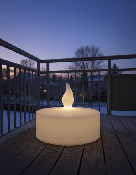 8 Seasons Design Shining Tealight 40cm weiß