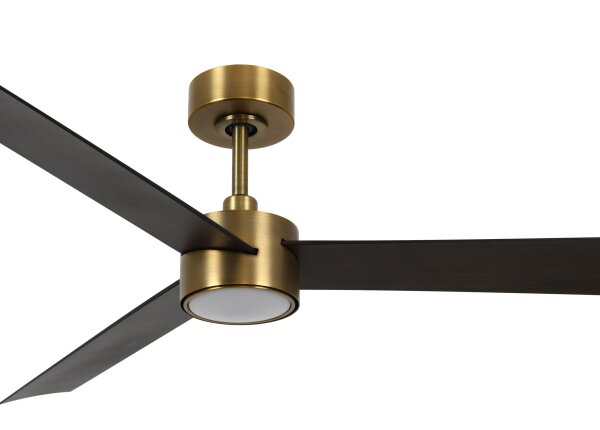 Lucci Air Deckenventilator Climate IV Antik Bronze/Walnuss mit LED Beleuchtung