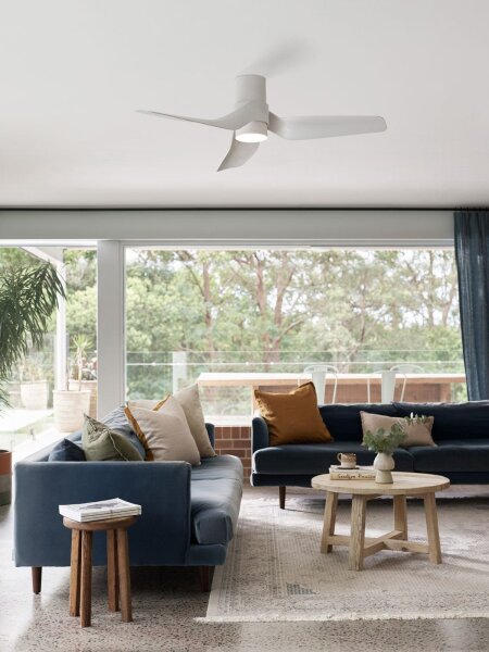 Lucci Air Deckenventilator Nautica Schwarz mit LED Beleuchtung