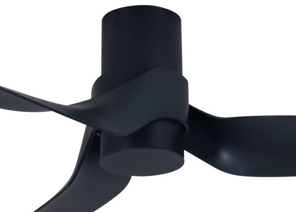 Lucci Air Deckenventilator Nautica Schwarz mit LED Beleuchtung