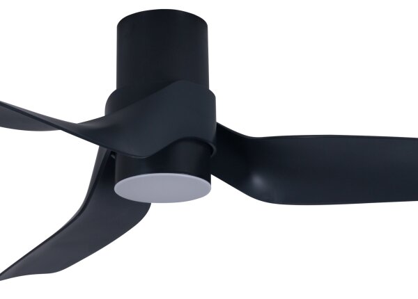 Lucci Air Deckenventilator Nautica Schwarz mit LED Beleuchtung