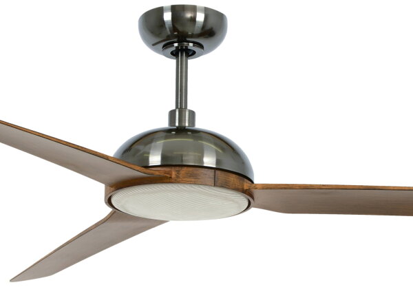 Lucci Air Deckenventilator Unione Nickel mit LED Beleuchtung