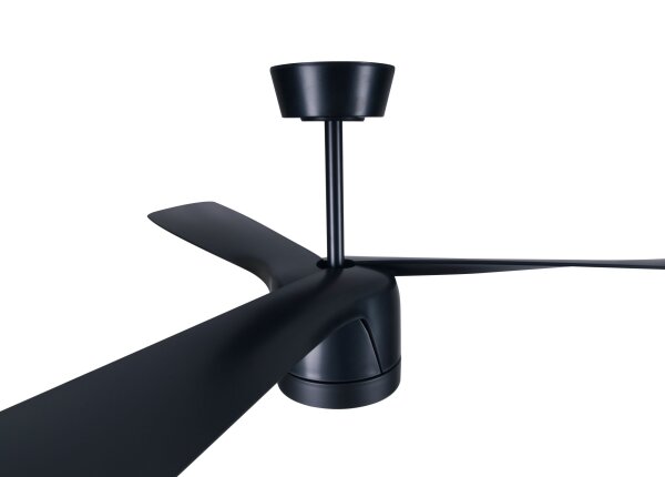 Lucci Air Deckenventilator Peregrine Schwarz mit LED Beleuchtung