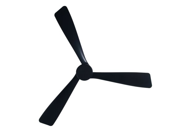 Lucci Air Deckenventilator Peregrine Schwarz mit LED Beleuchtung